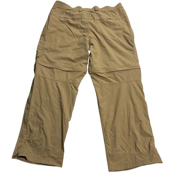 REI Co-Op Convertible Hiking Pants Performance Cargo Active Mens Sz 42 x 30 Tan - Picture 7 of 11